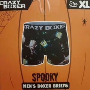 CRAZY BOXER Men's Spongebob Novelty Halloween Boxer Briefs